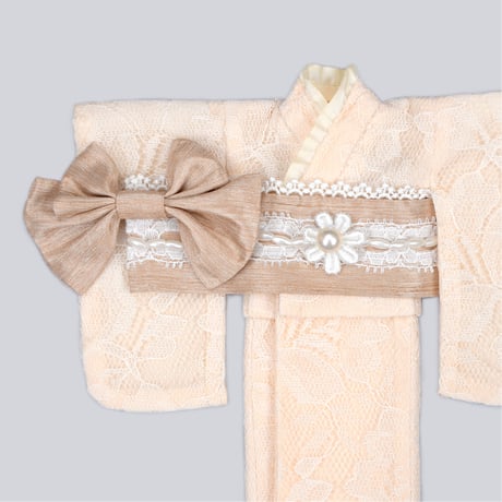 レース着物セット アイボリー for 22cm dolls Dear Darling fashion for dolls