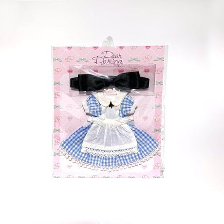 ギンガムアリスセットfor 20cm dolls Dear Darling fashion for dolls
