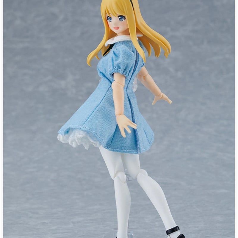 新品figma598女性body(アリス)withワンピース＋エプロンコーデ Amazon | マックスファクトリー(Max Factory) figma Styles 女性