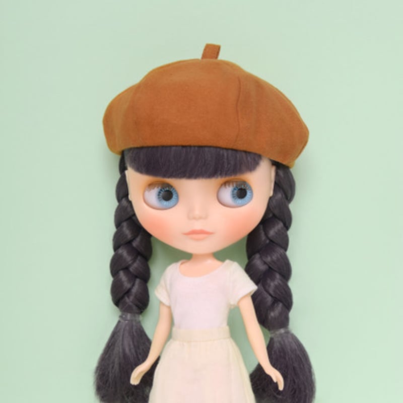 アイシードールサイズ　ミディサイズ　ポンポン付きベレー帽 アイシードールサイズ ミディサイズ ポンポン付きベレー帽 ♥︎ミディ