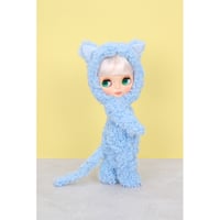 着ぐるみ ネコ ブルー for 22cm dolls Dear Darling fashion for dolls