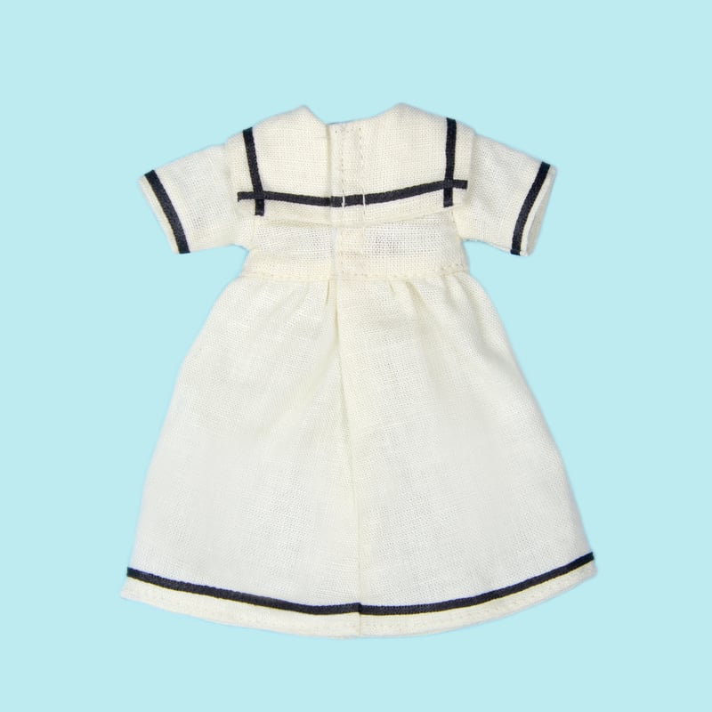 セーラー襟 ホワイト ワンピース 半袖 baby Dior セーラー襟 半袖