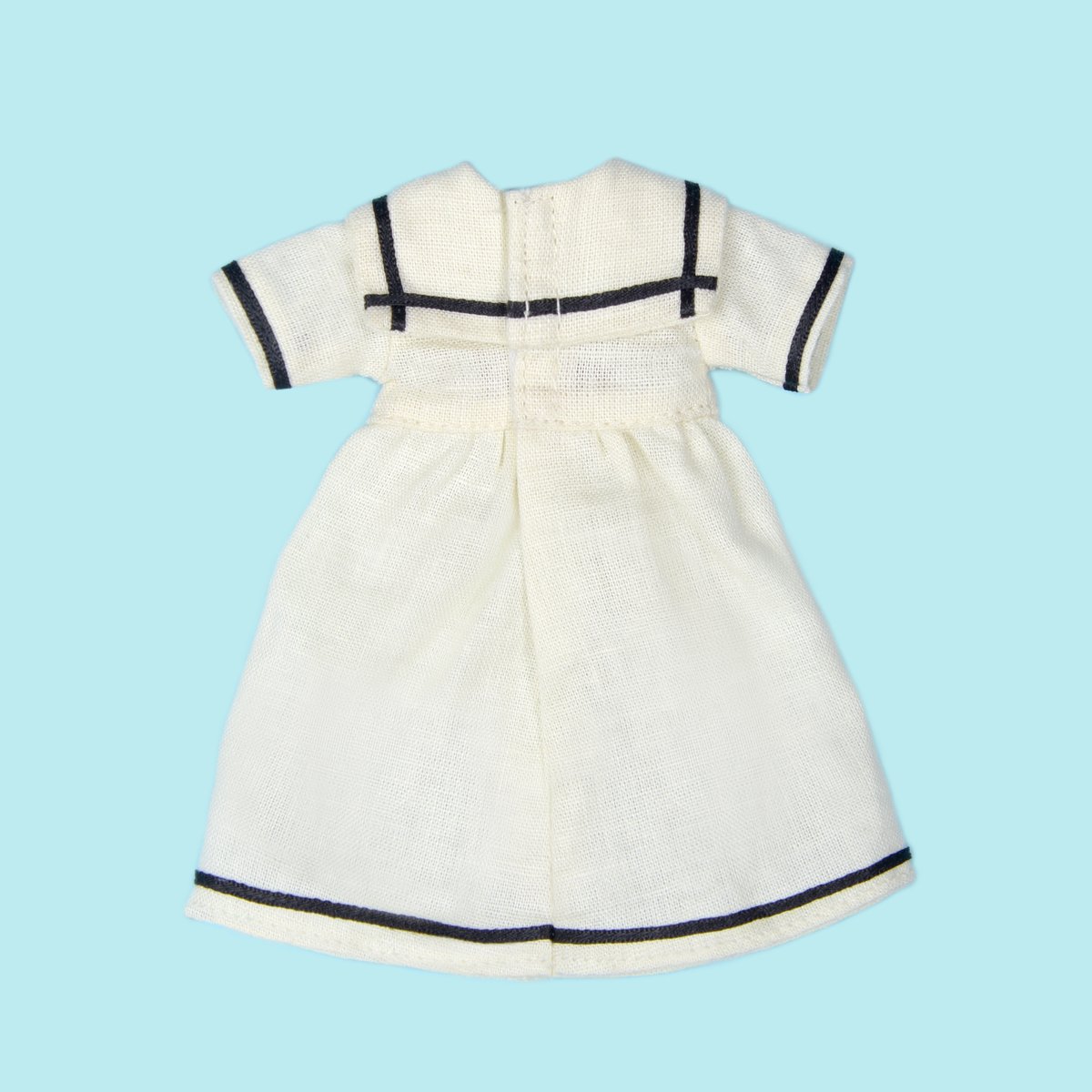 半袖セーラーワンピース アイボリー for 22cm dolls Dear Darling f