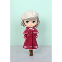 「ケープコート」ピンクfor22cm dolls Dear Darling fashion for dolls