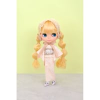 レース着物セット アイボリー for 22cm dolls Dear Darling fashion for dolls