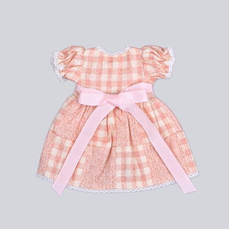 mezzo pianoコラボレーション パッチワークドレスセット ピンク Dear Darling fashion for dolls