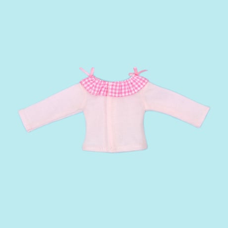 mezzo pianoコラボレーション ギンガムチェックドレスセット ピンク Dear Darling fashion for dolls