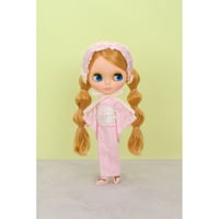レース着物セット ピンク for 22cm dolls Dear Darling fashion for dolls