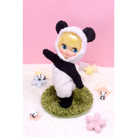 着ぐるみ パンダ for 22cm dolls Dear Darling fashion for dolls