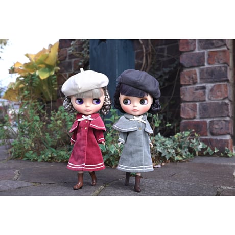「ケープコート」ピンクfor22cm dolls Dear Darling fashion for dolls