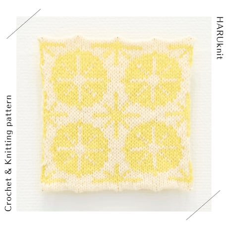 【ダウンロード編み図：PDFデータ】Yarn Patisserie Drawings
