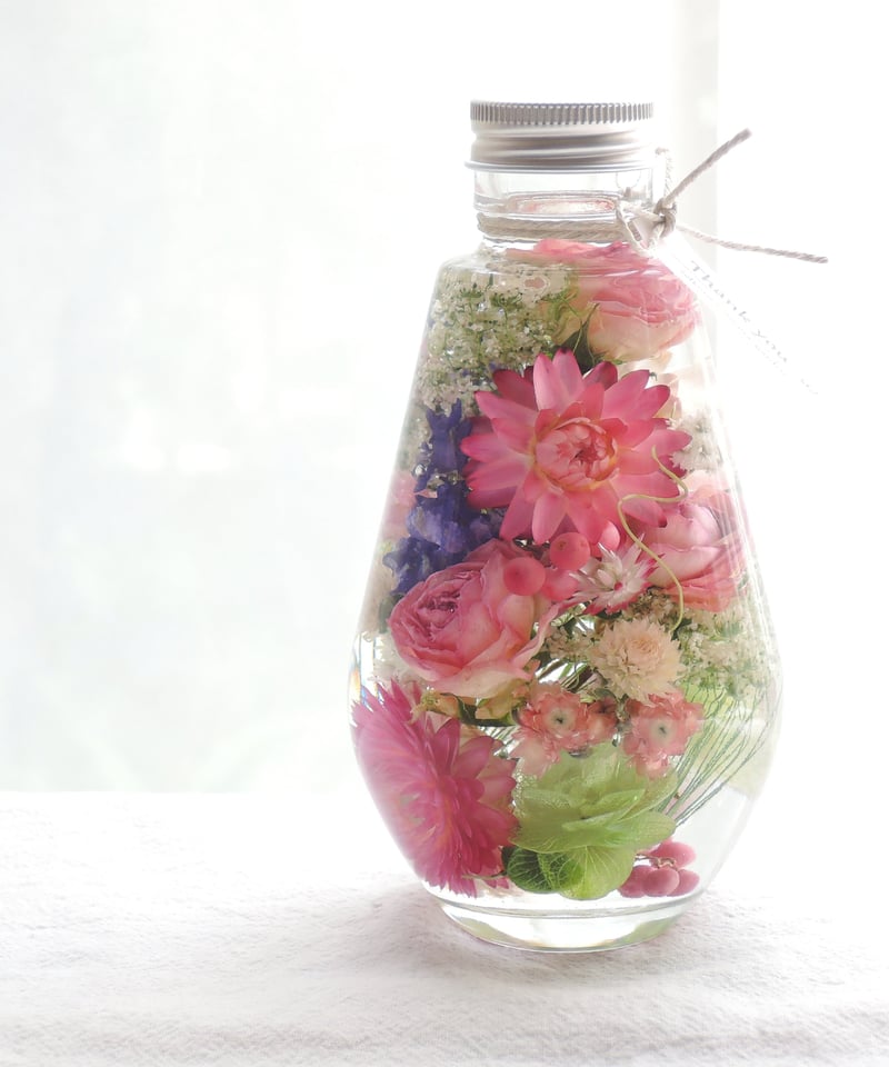 オファー ハーバリウム ピンク系 受注制作】花爛漫なハーバリウム