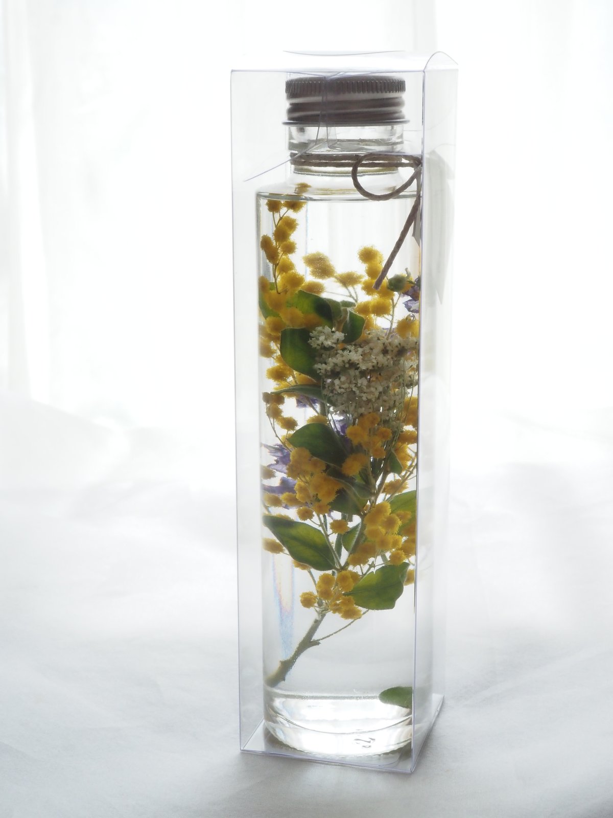 庭花ミモザのハーバリウム | zelkova's aroma garden