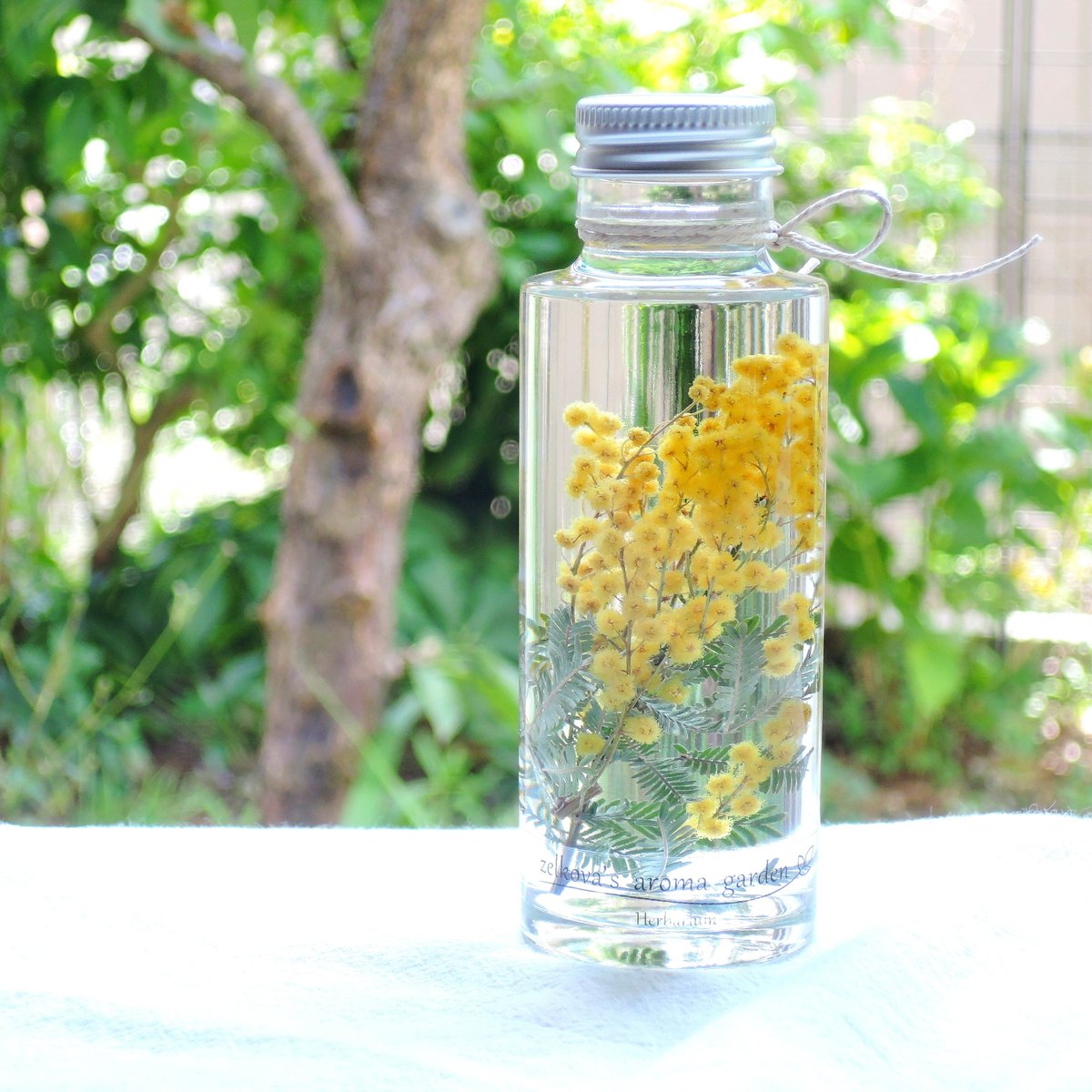 受注制作】ミモザのハーバリウム | zelkova's aroma garden