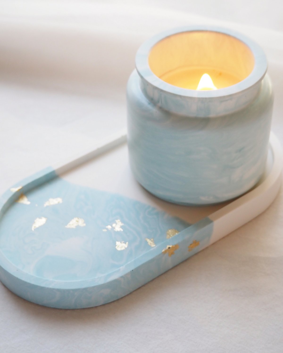 A様】ジェスモナイトトレー (キャンドルトレー・アクセサリートレー