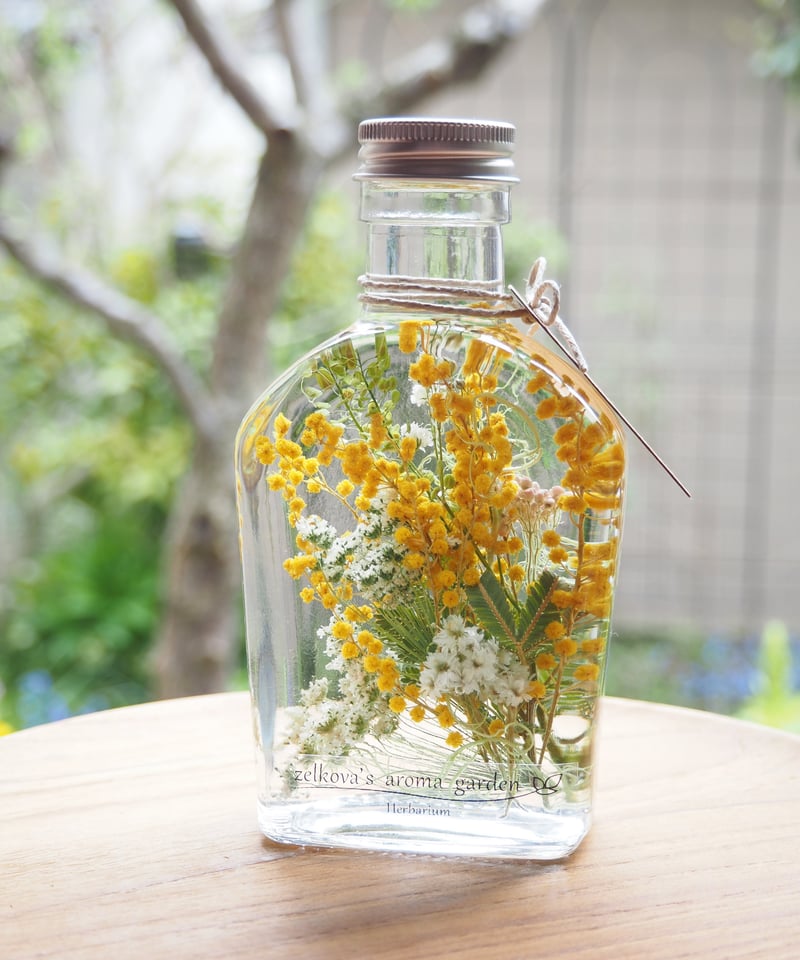 受注制作】ミモザのハーバリウム | zelkova's aroma garden