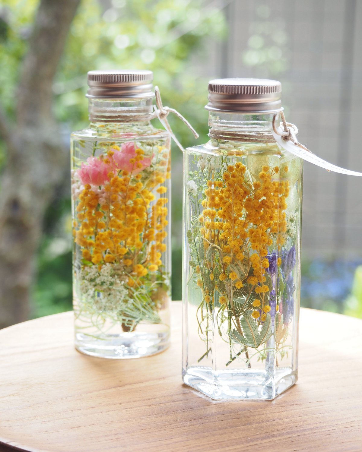 現品のご案内】ミモザのハーバリウム | zelkova's aroma garden