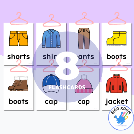 CATEGORY Clothes 服・身に着けるもの | EIGO ROOM 英語教材ダウン
