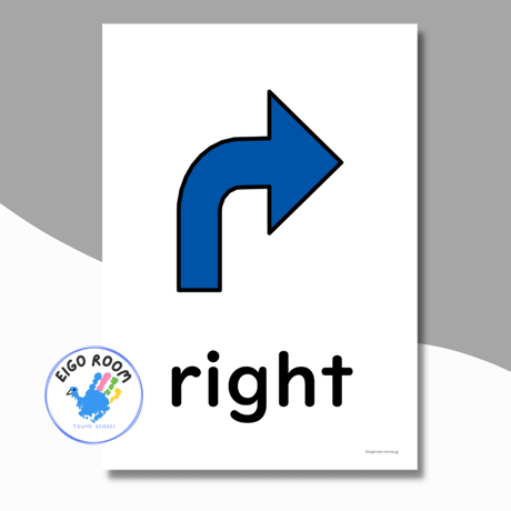 絵カード〈『New Horizon５・６』完全対応◎ Directions Flashcards 道案内ピクチャーカード〉 １１pages