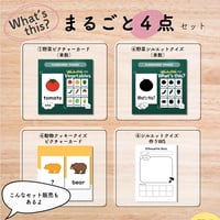 まるごとセット〈What's this?まるごと教材【4点】セット〉
