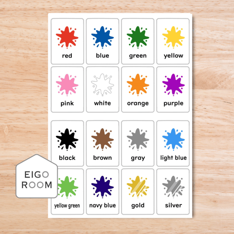 ミニカード〈Colors Mini Cards 色ミニカード〉 １６種類２セット