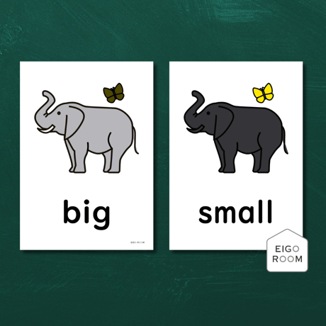 絵カード〈『Blue Sky５・６』完全対応◎  Adjectives Flashcards 感想・様子など・形容詞ピクチャーカード④〉 １２pages