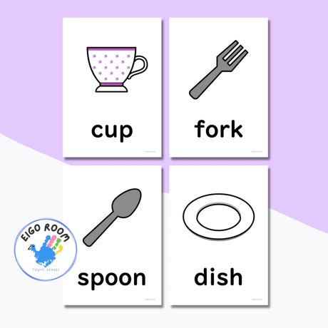 絵カード〈『New Horizon５・６』完全対応◎  Belongings Flashcards 身のまわりのもの・持ち物②ピクチャーカード〉 ３９pages