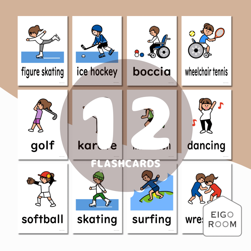 グースピーク　GOOSPEAK ピクチャーカード　英語教材 絵カード〈Stationery Flashcards 筆記用具・文房具ピクチャー