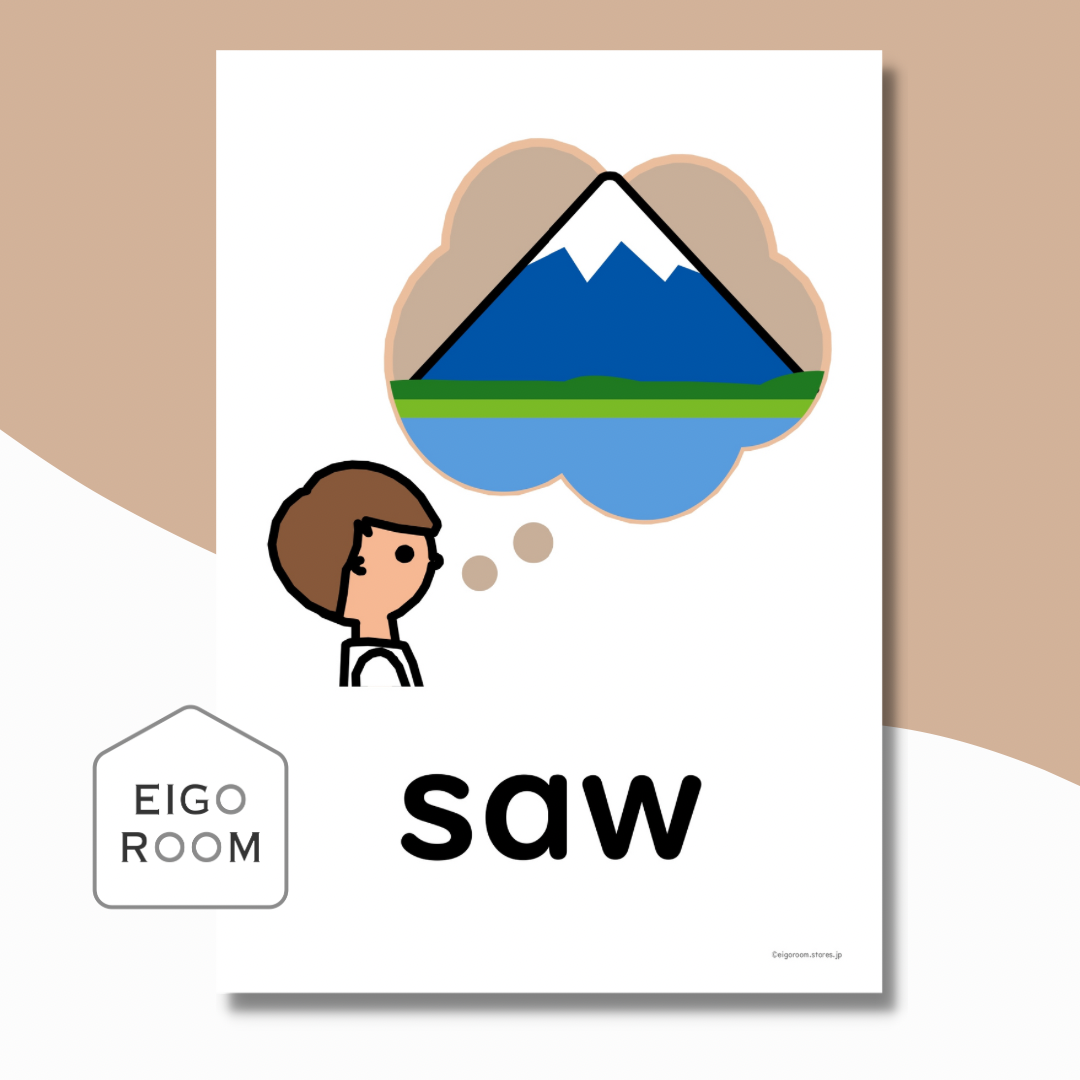 絵カード〈新『New Horizon5・6』対応◎ Past Tense Flashcard
