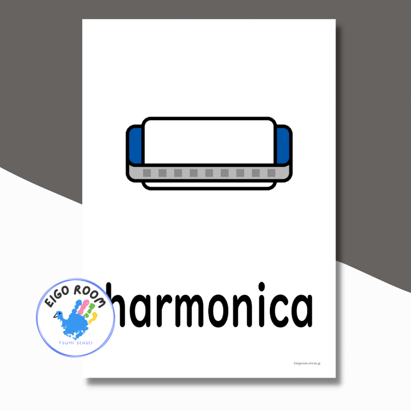 絵カード〈新『New Horizon5・6』完全対応◎ Musical instrument