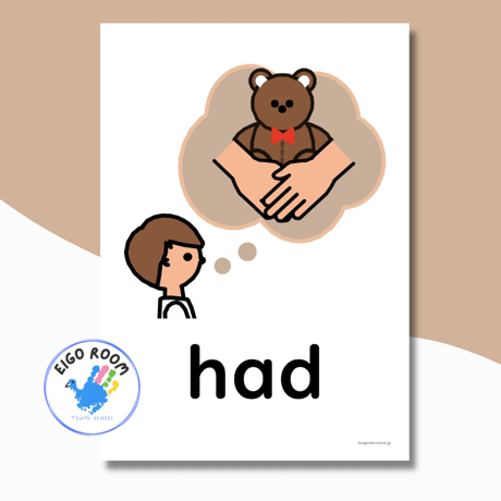 絵カード〈新『New Horizon５・６』完全対応◎  Past Tense Flashcards したこと・過去形ピクチャーカード〉 ８pages