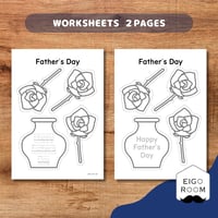 工作〈Father's Day Crafting 父の日の花束を作ろう〉 ２patterns