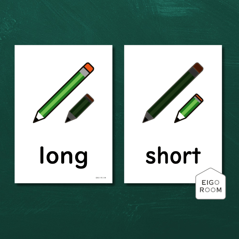 けいページ 絵カード〈『Blue Sky5・6』完全対応◎ Adjectives Flashcards