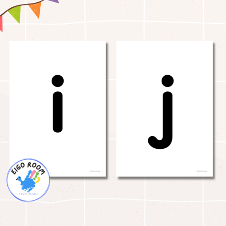 アルファベットカード〈 Lowercase Alphabet Flashcards 小文字アルファベットピクチャーカード〉 26pages