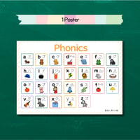 フォニックスポスター〈Phonics〉（1 Poster）