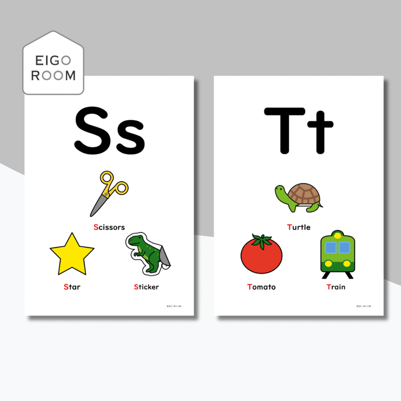 ポスター〈Alphabet Letters Poster アルファベットポスター〉 26pag