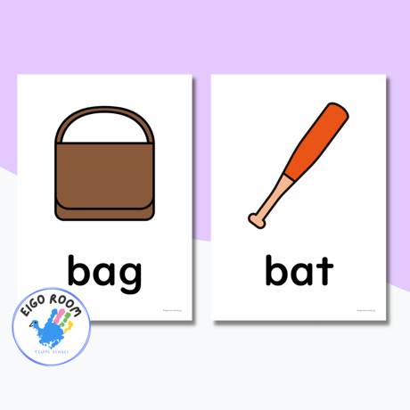 絵カード〈『New Horizon５・６』完全対応◎  Belongings Flashcards 身のまわりのもの・持ち物①ピクチャーカード〉 ２３pages