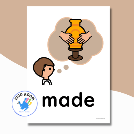 絵カード〈新『New Horizon５・６』完全対応◎  Past Tense Flashcards したこと・過去形ピクチャーカード〉 ８pages