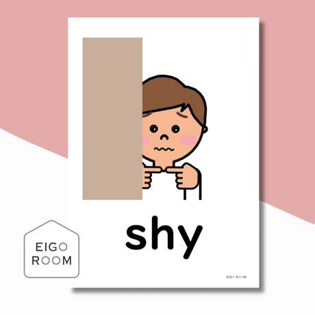 絵カード〈『Here We Go!５』完全対応◎  Characters Flashcards 性格・人柄ピクチャーカード〉 １１pages