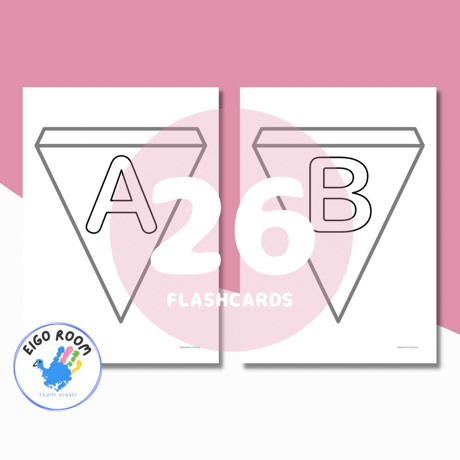 旗〈Uppercase Bunting 大文字の飾り旗〉 26pages