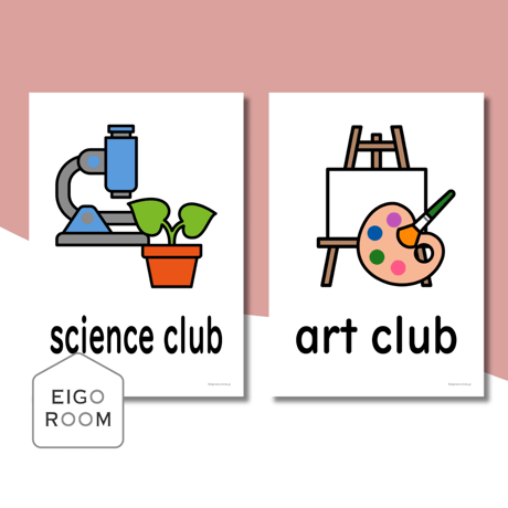 絵カード〈新『New Horizon５・６』完全対応◎  Club Activities Flashcards クラブ活動・部活動ピクチャーカード②〉 １２pages