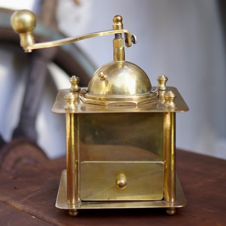 1950's〜　Vintage European Brass Coffee Mill
