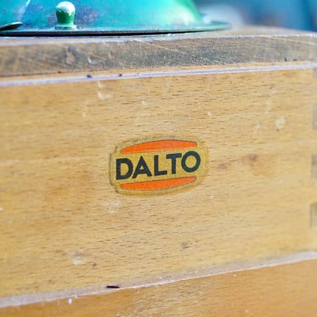 フランス製、グリーン×ウッドの可愛い、DALTO社製 コーヒーミル