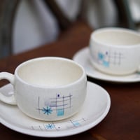 1950's　Franciscan Oasis（ cup&saucer 2set）