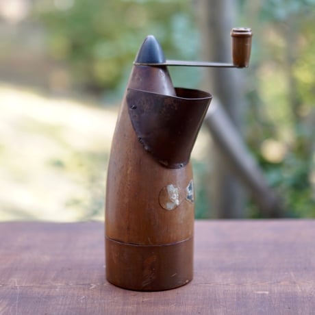 希少な木製のCoffee Pot 型 ハンドコーヒーミル