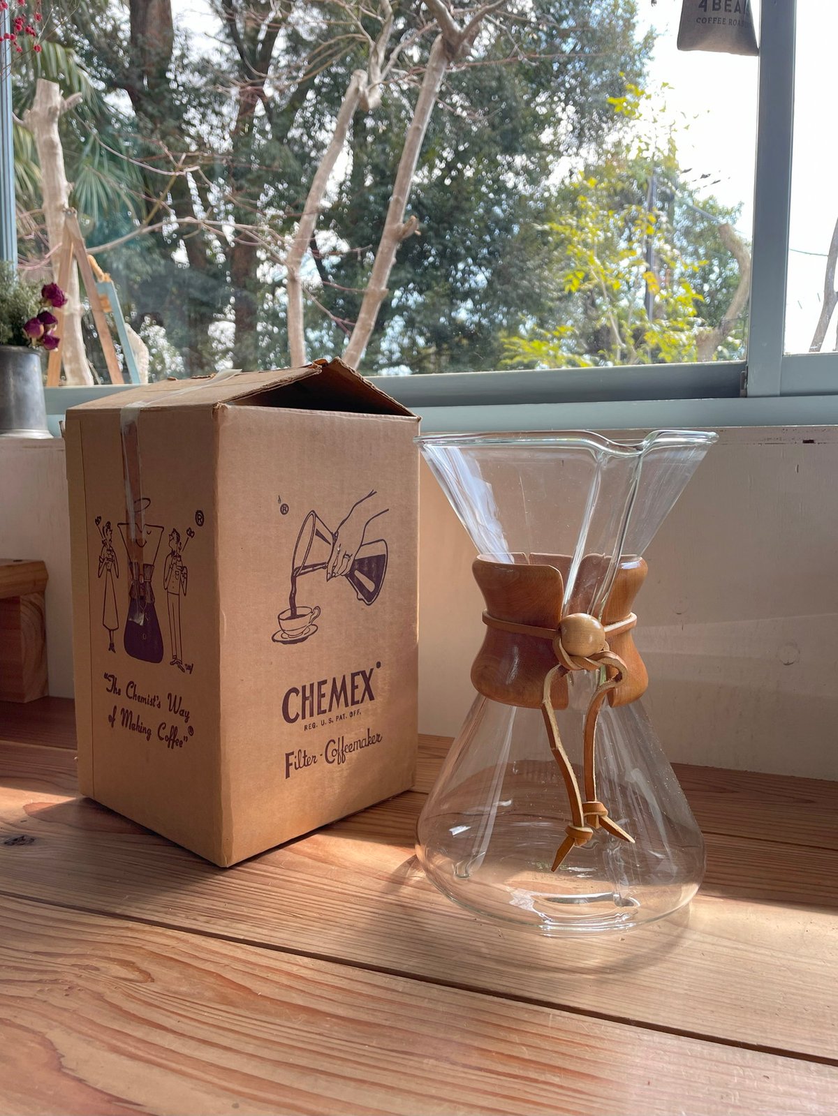未使用、オリジナルボックス付】1950-60's OLD CHEMEX(CM-3、2 未使用、オリジナルボックス付】1950-60's OLD CHEMEX(CM-3、2