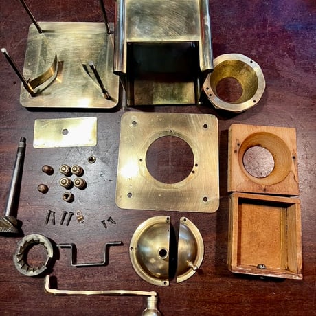 1950's〜　Vintage European Brass Coffee Mill