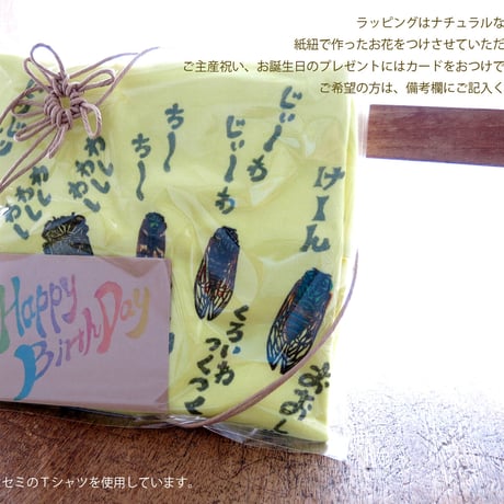 リアルかわいい沖縄のセミTシャツ 【キッズ・ナチュラル】