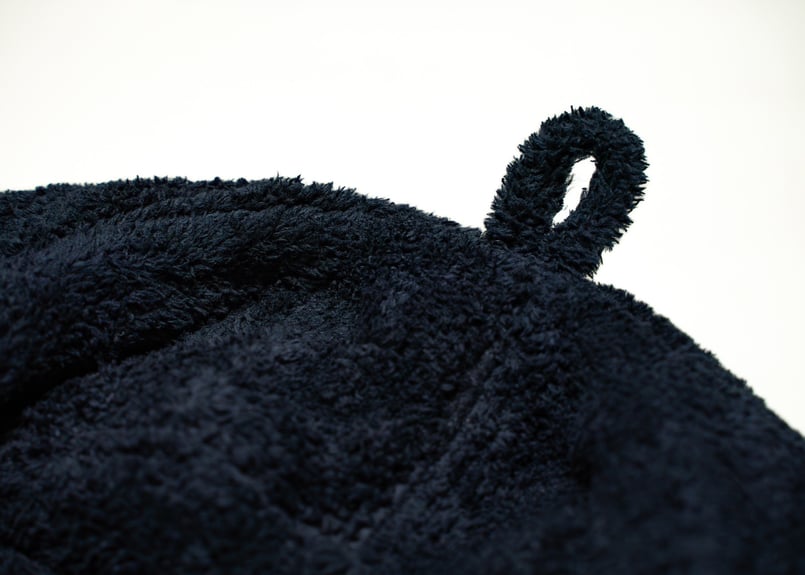 TOWEL SAUNA HAT / NAVY | SAUNA EVOLUTION