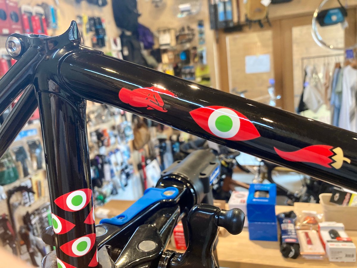 CRUST BIKES* disc malocchio frame (black) 53,5